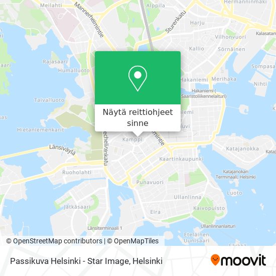 Passikuva Helsinki - Star Image kartta