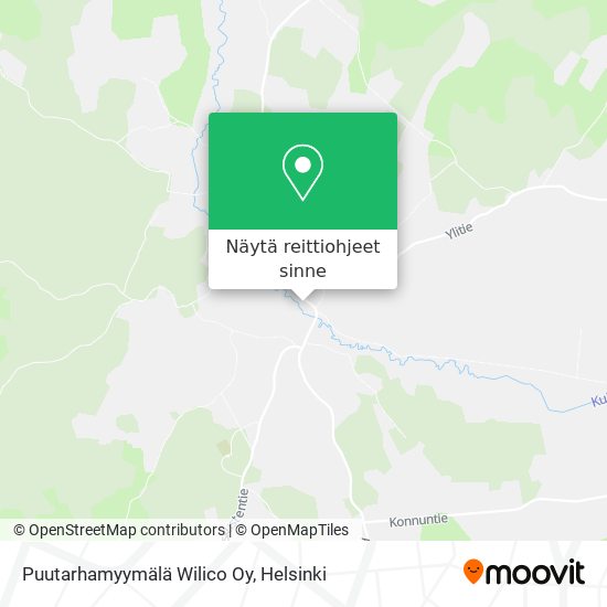 Puutarhamyymälä Wilico Oy kartta