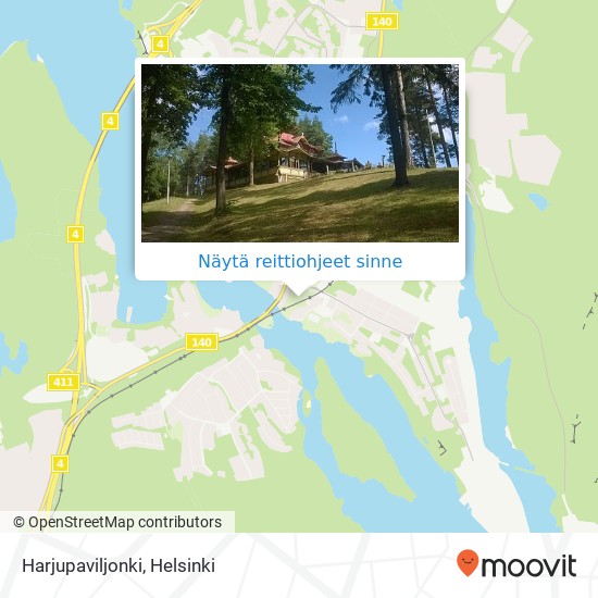 Harjupaviljonki kartta