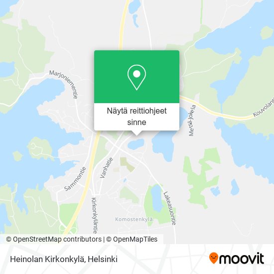 Heinolan Kirkonkylä kartta