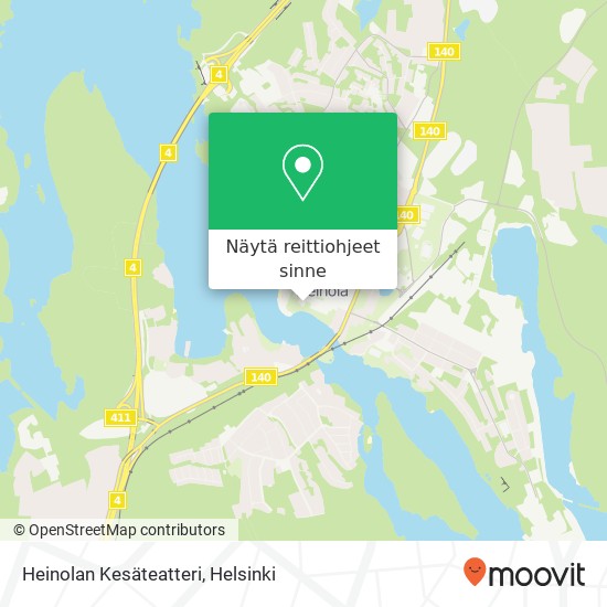 Heinolan Kesäteatteri kartta