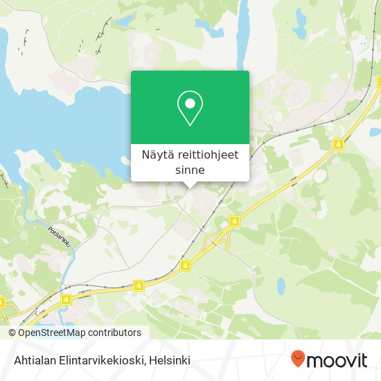 Ahtialan Elintarvikekioski kartta