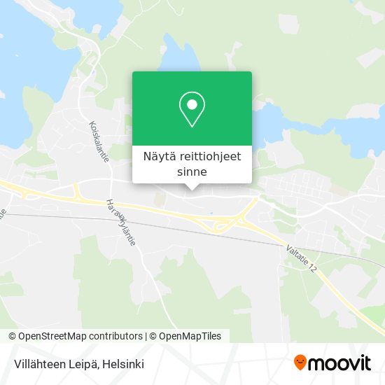 Villähteen Leipä kartta