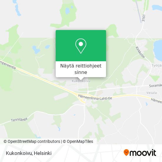 Kukonkoivu kartta