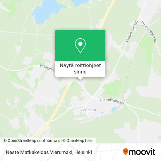 Neste Matkakeidas Vierumäki kartta
