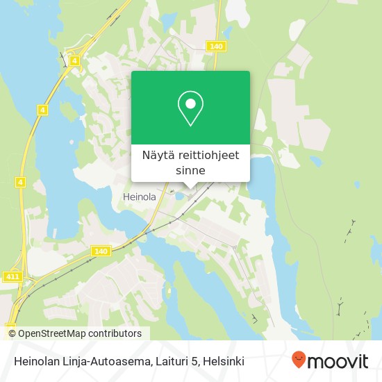 Heinolan Linja-Autoasema, Laituri 5 kartta