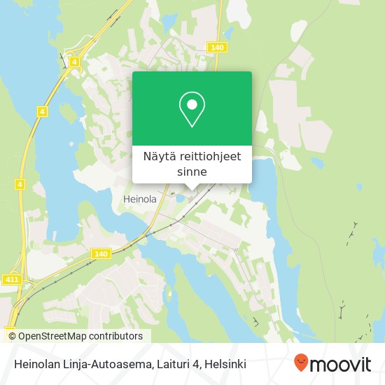 Heinolan Linja-Autoasema, Laituri 4 kartta