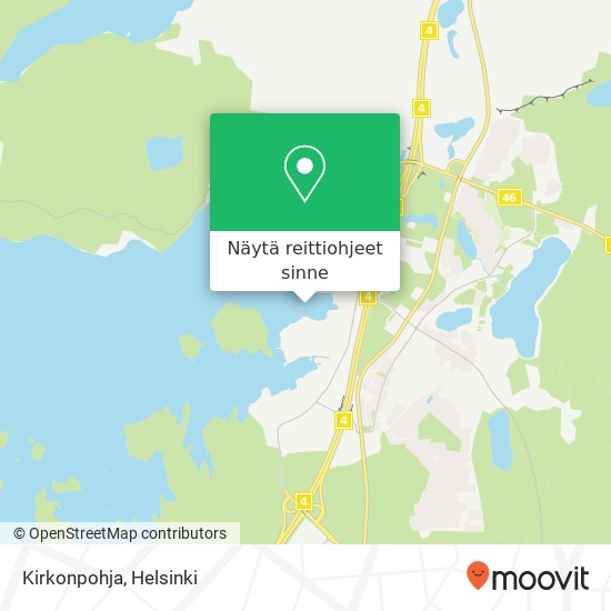 Kirkonpohja kartta