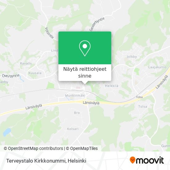 Terveystalo Kirkkonummi kartta
