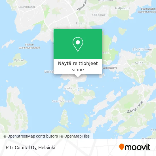 Ritz Capital Oy kartta