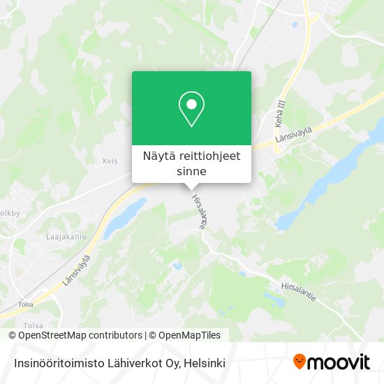 Insinööritoimisto Lähiverkot Oy kartta