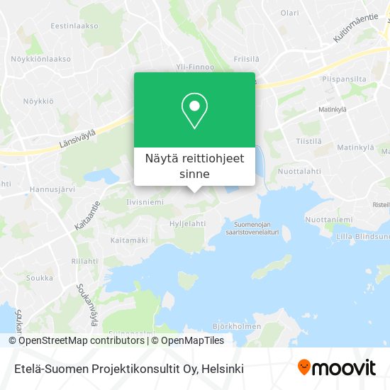 Etelä-Suomen Projektikonsultit Oy kartta