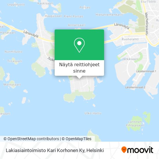 Lakiasiaintoimisto Kari Korhonen Ky kartta