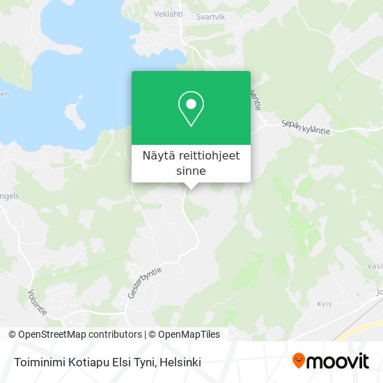 Toiminimi Kotiapu Elsi Tyni kartta