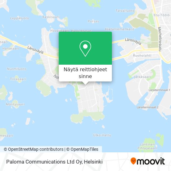 Paloma Communications Ltd Oy kartta