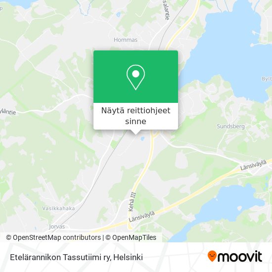 Etelärannikon Tassutiimi ry kartta