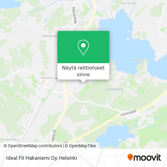 Ideal Fit Hakaniemi Oy kartta