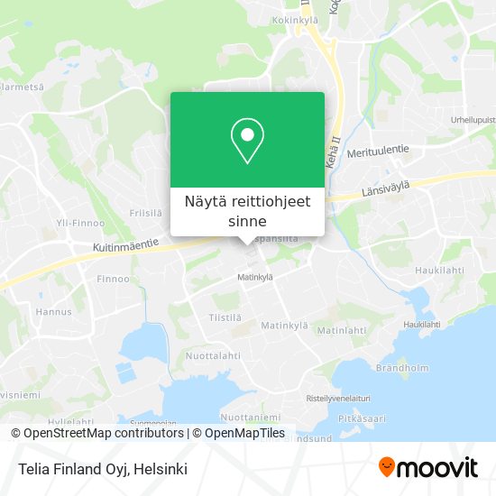 Telia Finland Oyj kartta