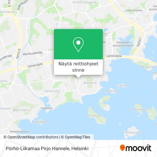 Pörhö-Liikamaa Pirjo Hannele kartta