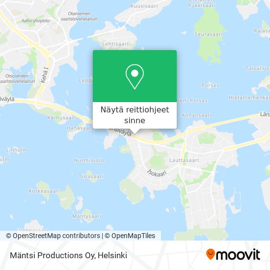 Mäntsi Productions Oy kartta