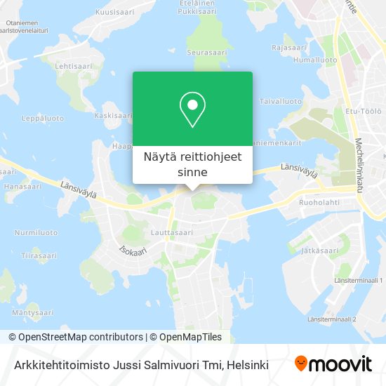 Arkkitehtitoimisto Jussi Salmivuori Tmi kartta