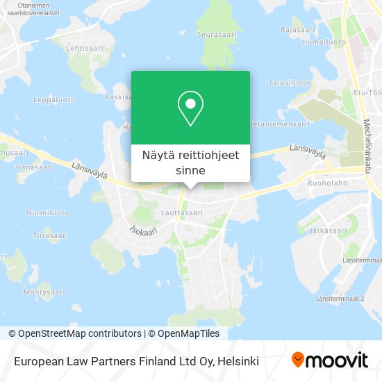 European Law Partners Finland Ltd Oy kartta