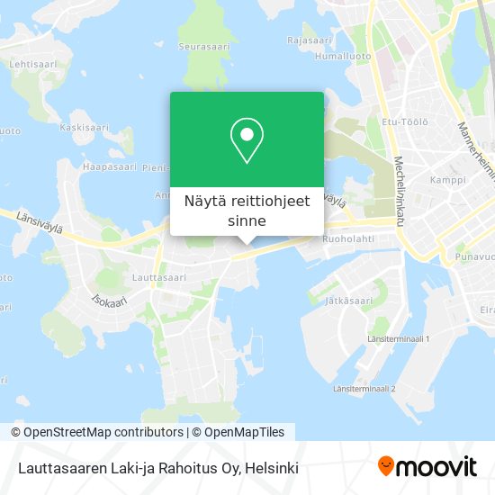 Lauttasaaren Laki-ja Rahoitus Oy kartta