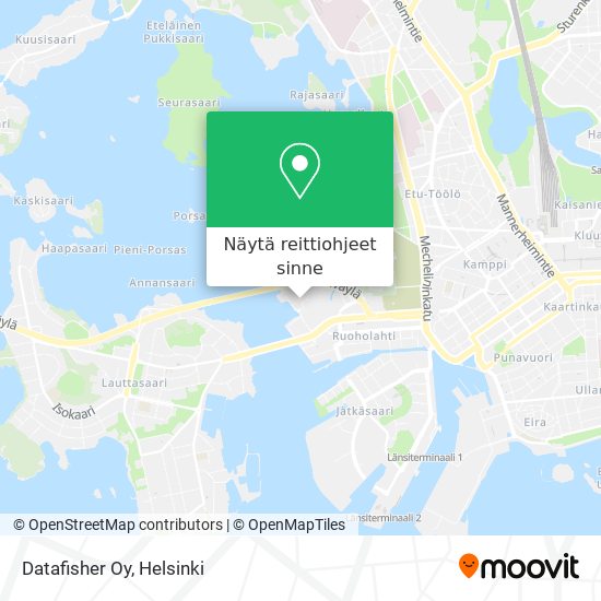 Datafisher Oy kartta