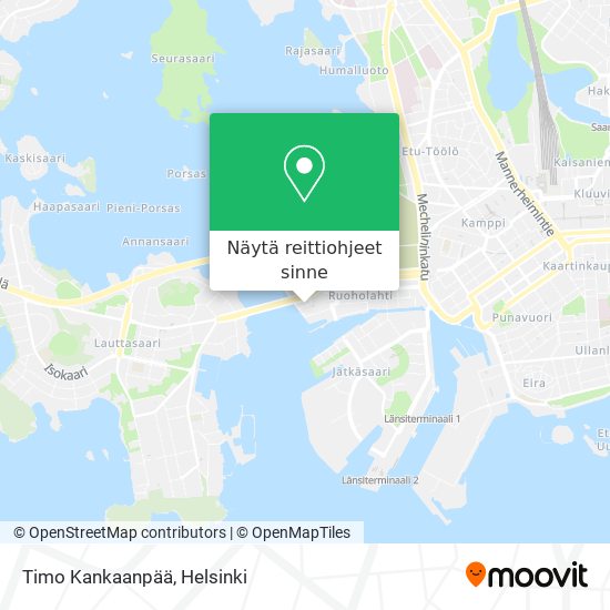 Timo Kankaanpää kartta