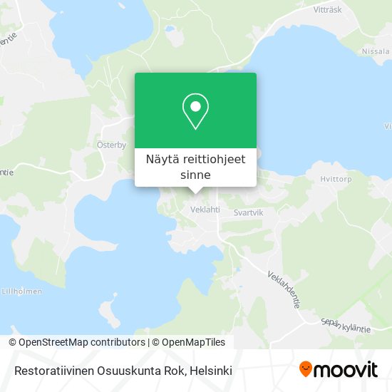 Restoratiivinen Osuuskunta Rok kartta