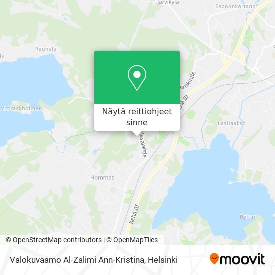 Valokuvaamo Al-Zalimi Ann-Kristina kartta