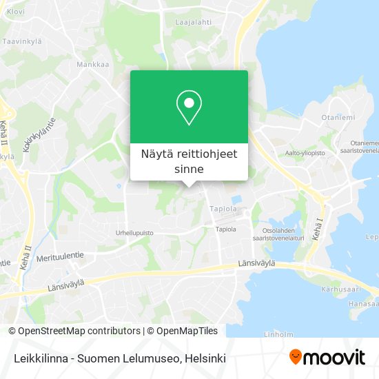 Leikkilinna - Suomen Lelumuseo kartta