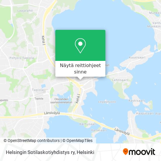 Helsingin Sotilaskotiyhdistys ry kartta