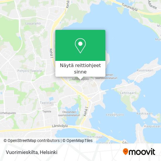 Vuorimieskilta kartta