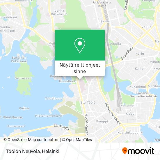 Töölön Neuvola kartta