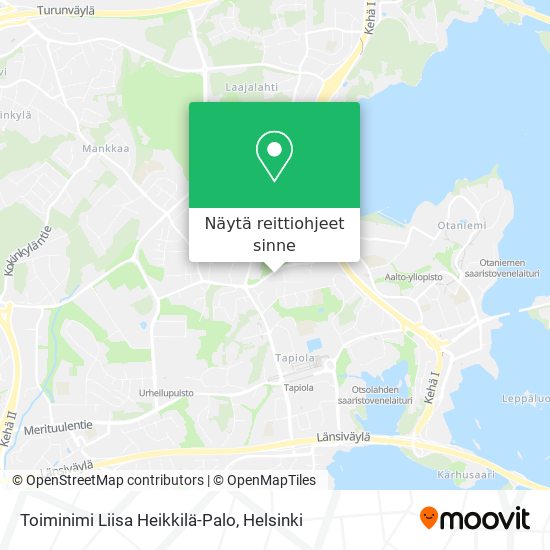 Toiminimi Liisa Heikkilä-Palo kartta