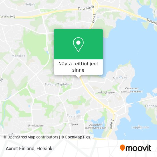 Axnet Finland kartta
