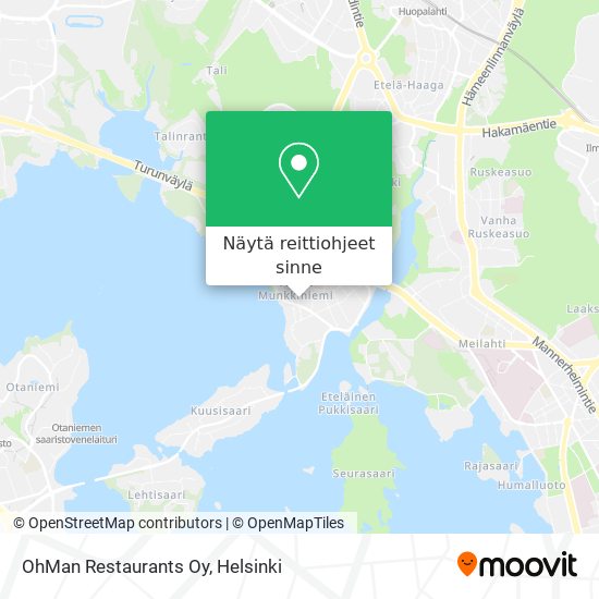 OhMan Restaurants Oy kartta