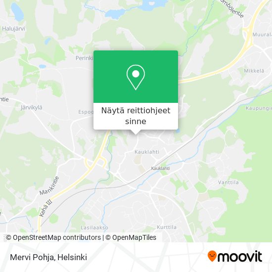 Mervi Pohja kartta