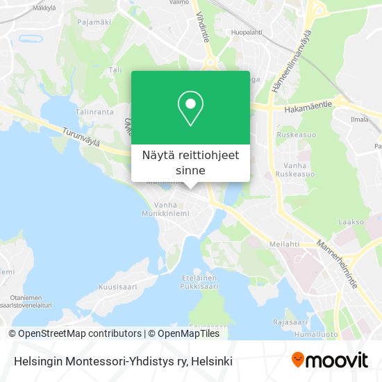 Helsingin Montessori-Yhdistys ry kartta