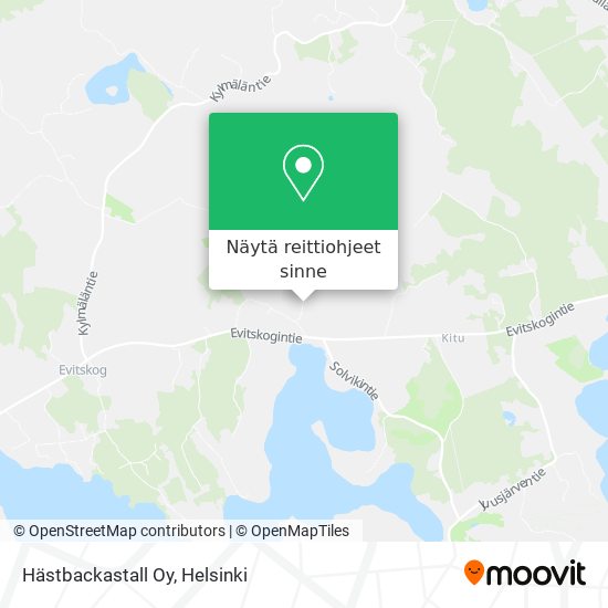 Hästbackastall Oy kartta