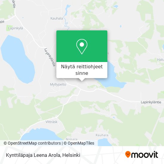 Kynttiläpaja Leena Arola kartta