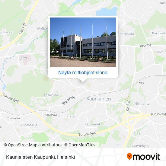 Kauniaisten Kaupunki kartta