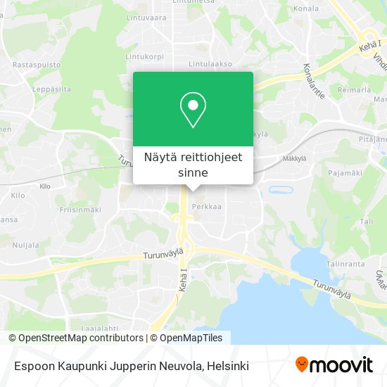 Espoon Kaupunki Jupperin Neuvola kartta