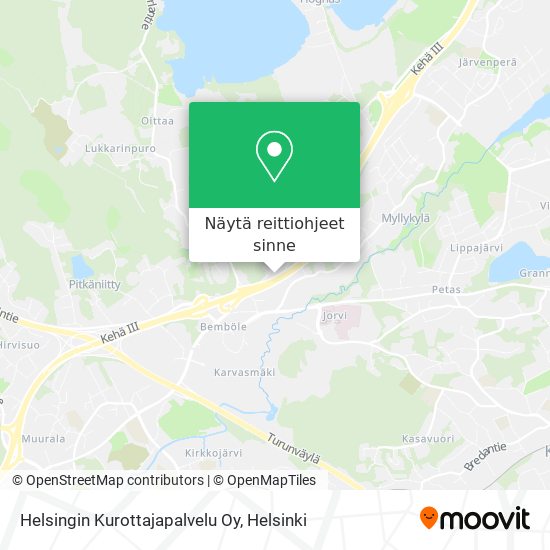 Helsingin Kurottajapalvelu Oy kartta