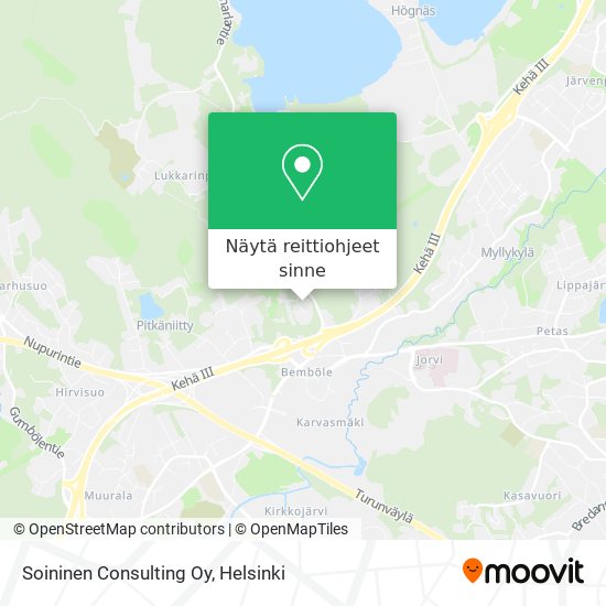 Soininen Consulting Oy kartta