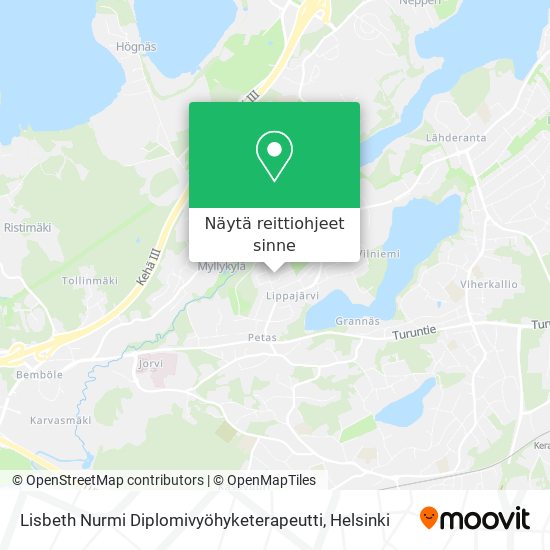 Lisbeth Nurmi Diplomivyöhyketerapeutti kartta