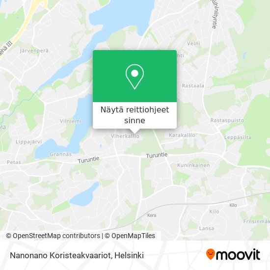 Nanonano Koristeakvaariot kartta