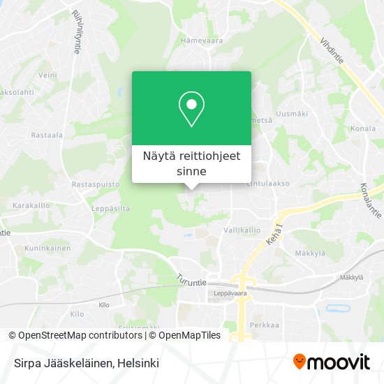 Sirpa Jääskeläinen kartta