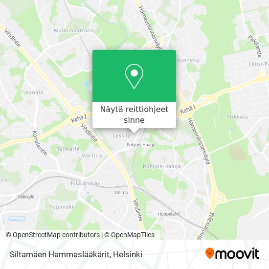 Siltamäen Hammaslääkärit kartta